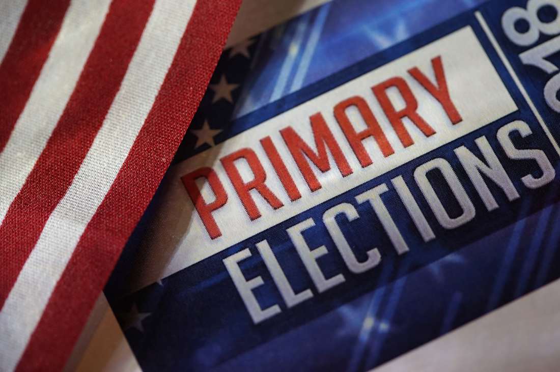 primary election sign