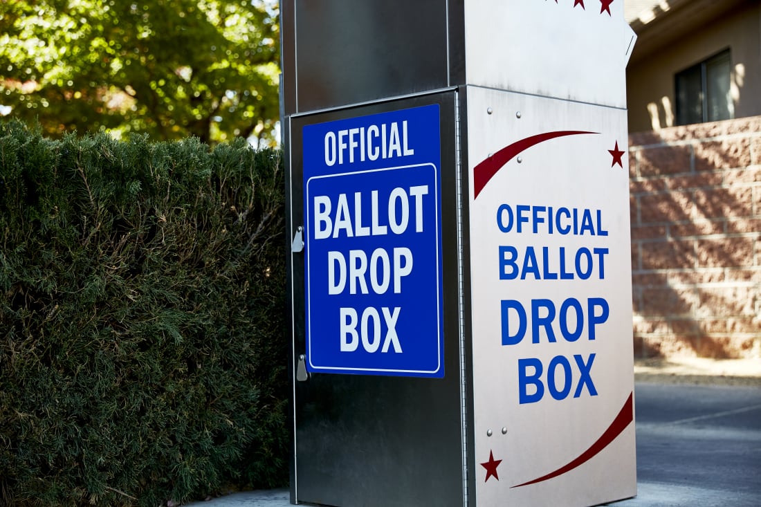 official voting drop box