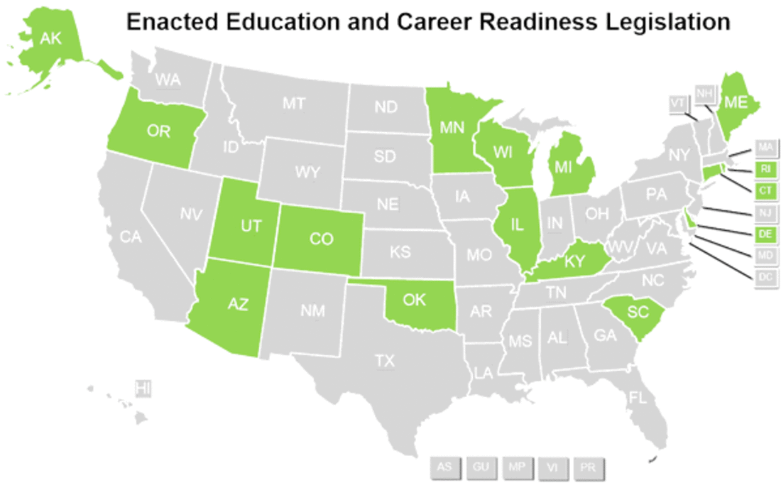 Enacted Education and Career Readiness Legislation