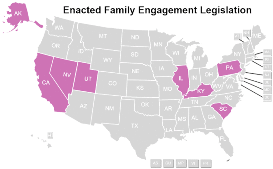 Enacted Family Engagement Legislation