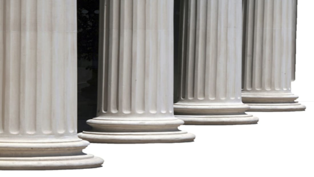 Courthouse columns