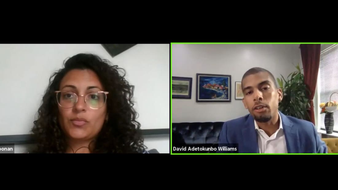 Danielle Goonan, managing director of The Rockefeller Foundation, speaks with David A. Williams, director of policy outreach at Opportunity Insights