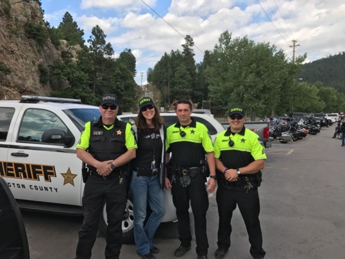 Pennington County Sheriffs with Senator Duhamel