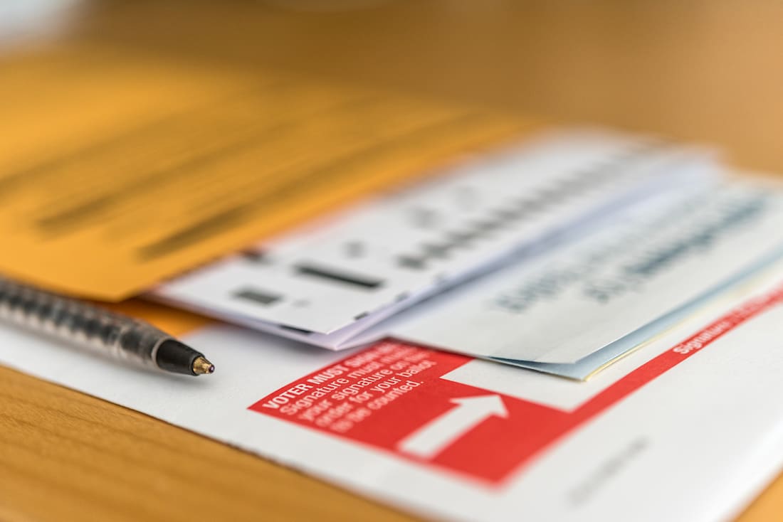 voting ballot