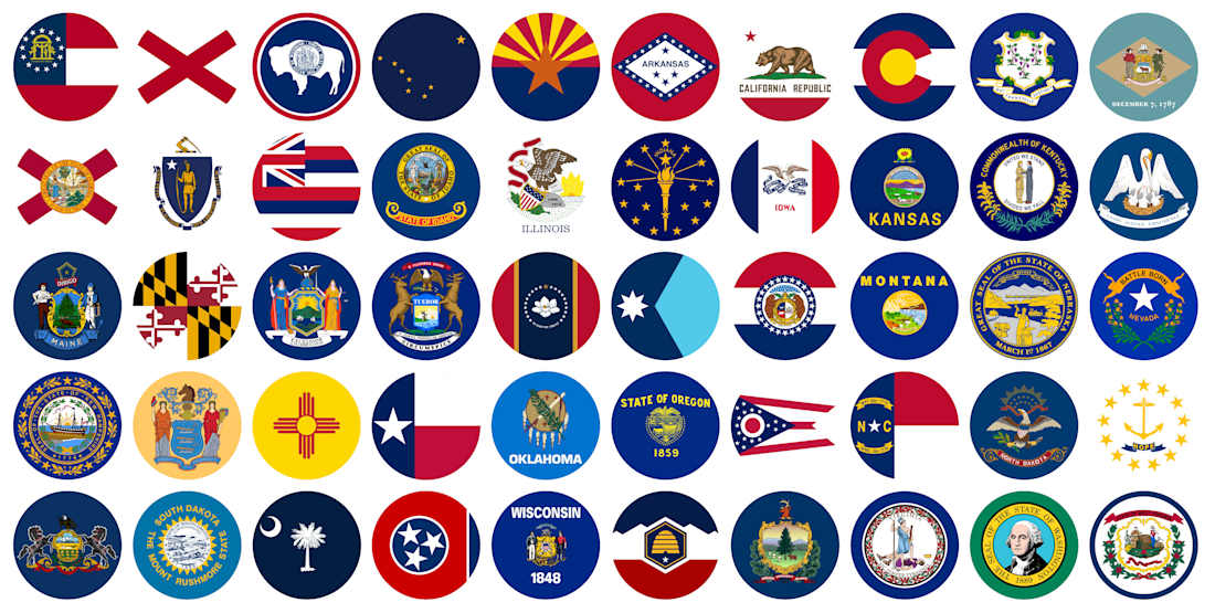 state and territory flags