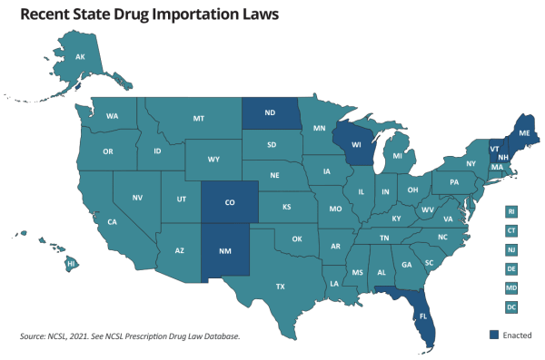 Recent State Drug Importation Laws