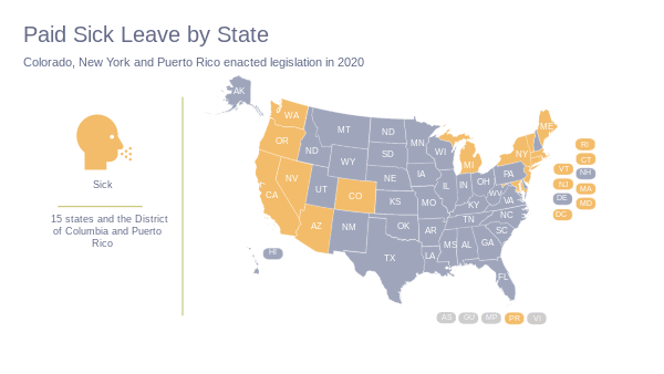 Paid Sick Leave by State