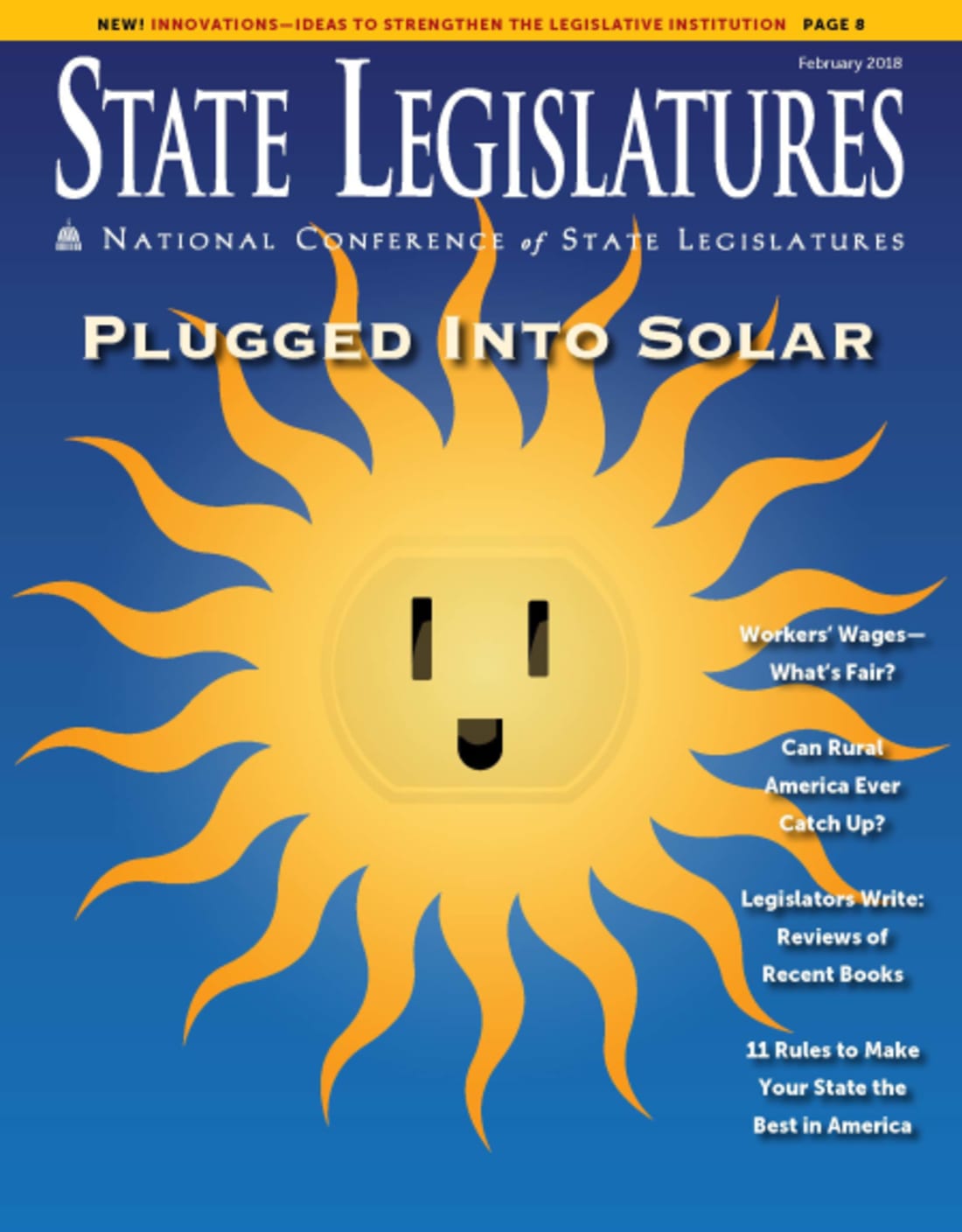 Cover of the February 2018 issue
